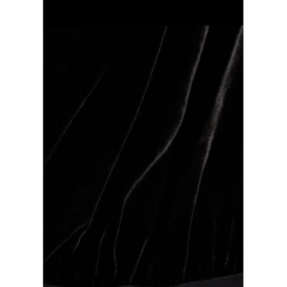 L’AGENCE NEW Marcella Wrap Effect Velvet Bodysuit In Black Size XS $450.00 - Picture 3 of 16